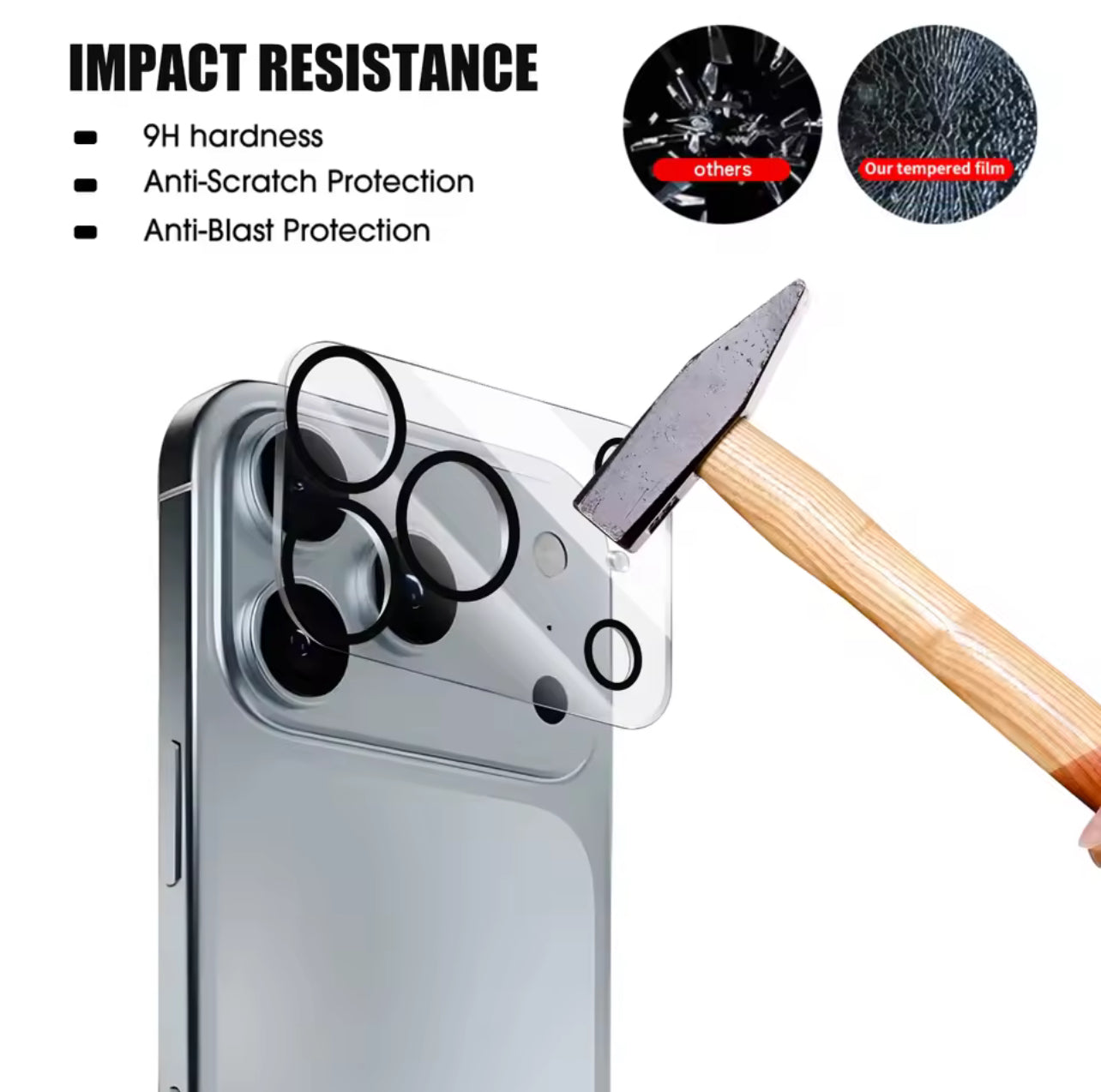 PJun Branded Premium 9H Clear Camera Lens Protector- 4PCS for Apple iPhone 17 Series 2025 PJun Branded Premium 9H Clear Camera Lens Protector- 4PCS for Apple iPhone 17 Series 2025